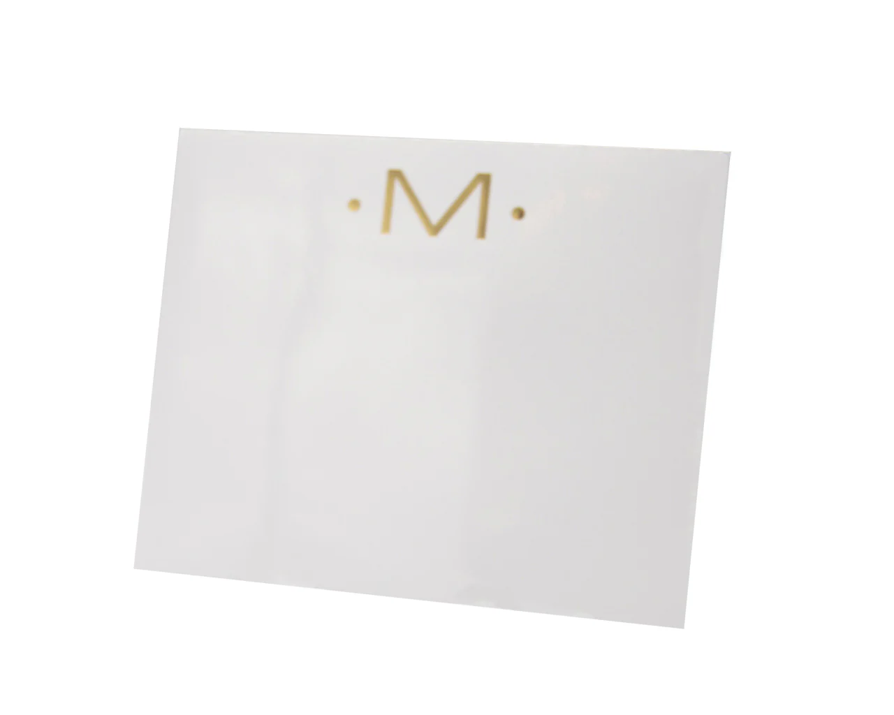 Gold Initial Large Notepad - Image 10