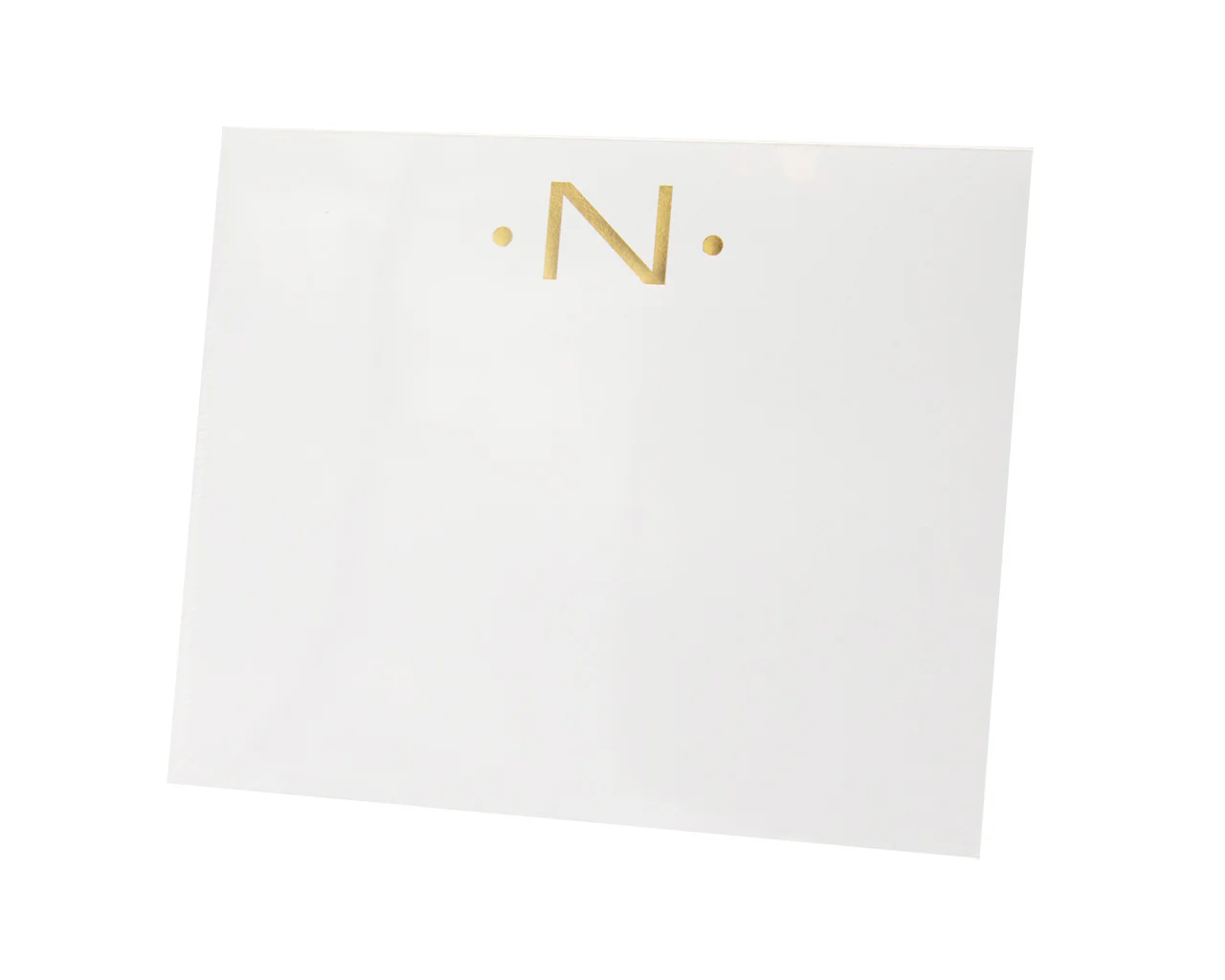 Gold Initial Large Notepad - Image 11