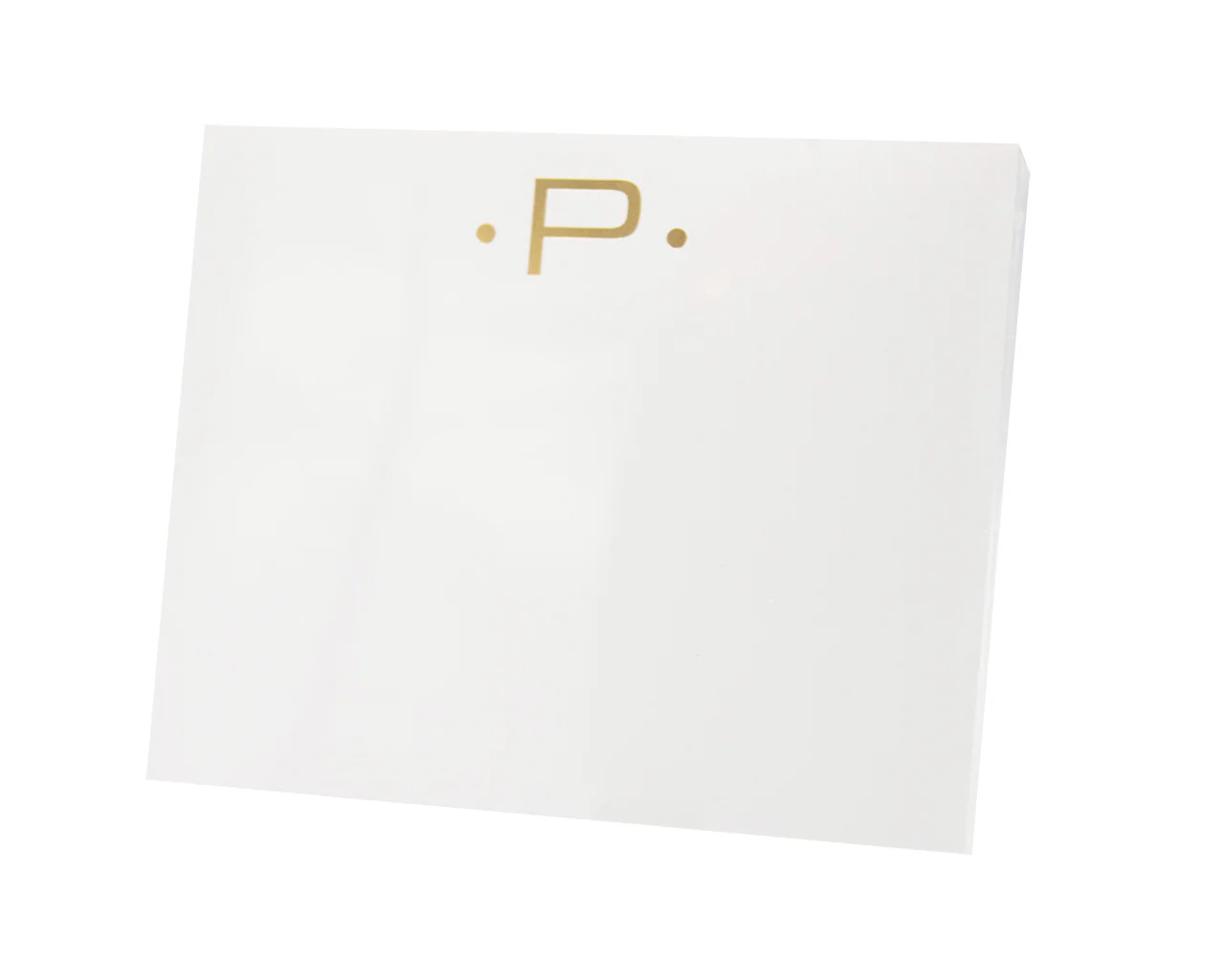 Gold Initial Large Notepad - Image 13