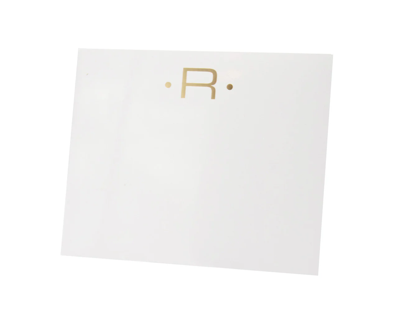 Gold Initial Large Notepad - Image 14