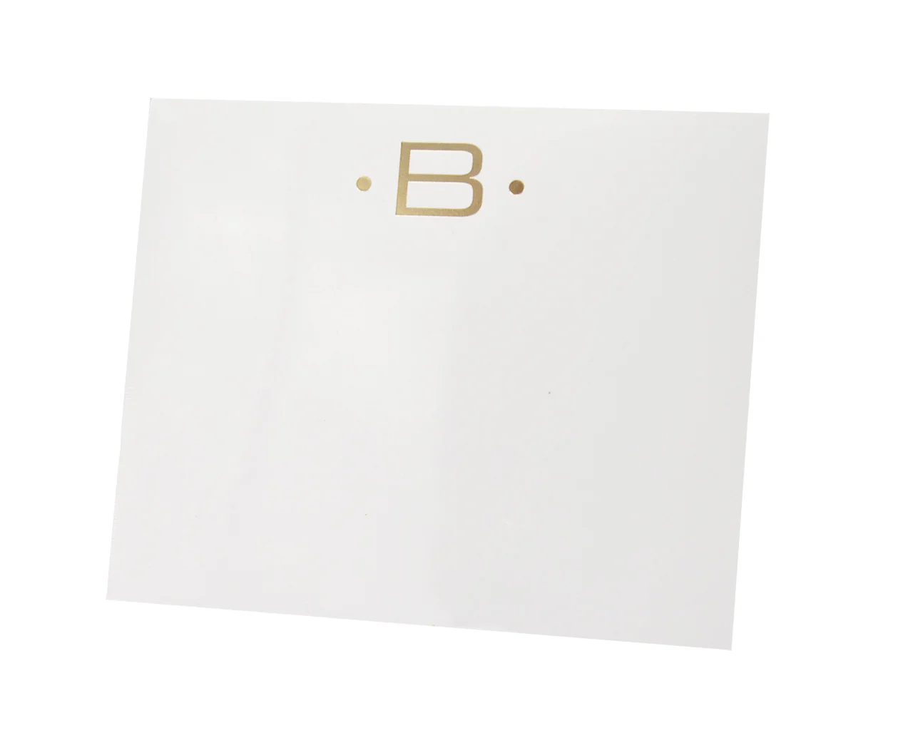 Gold Initial Large Notepad - Image 3