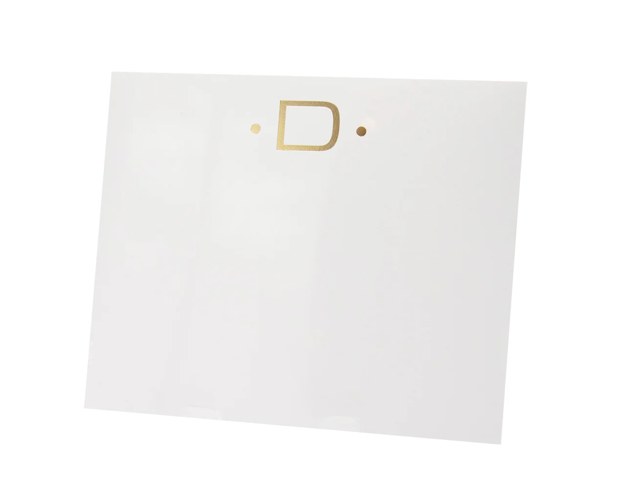Gold Initial Large Notepad - Image 5