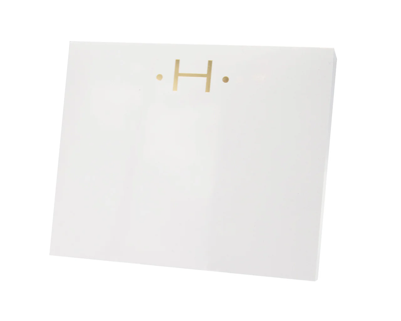 Gold Initial Large Notepad - Image 7