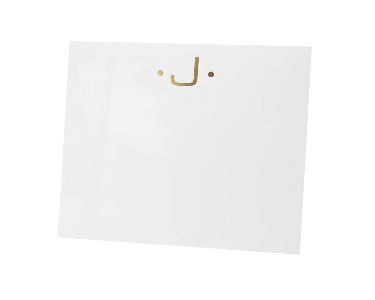 Gold Initial Large Notepad - Image 8