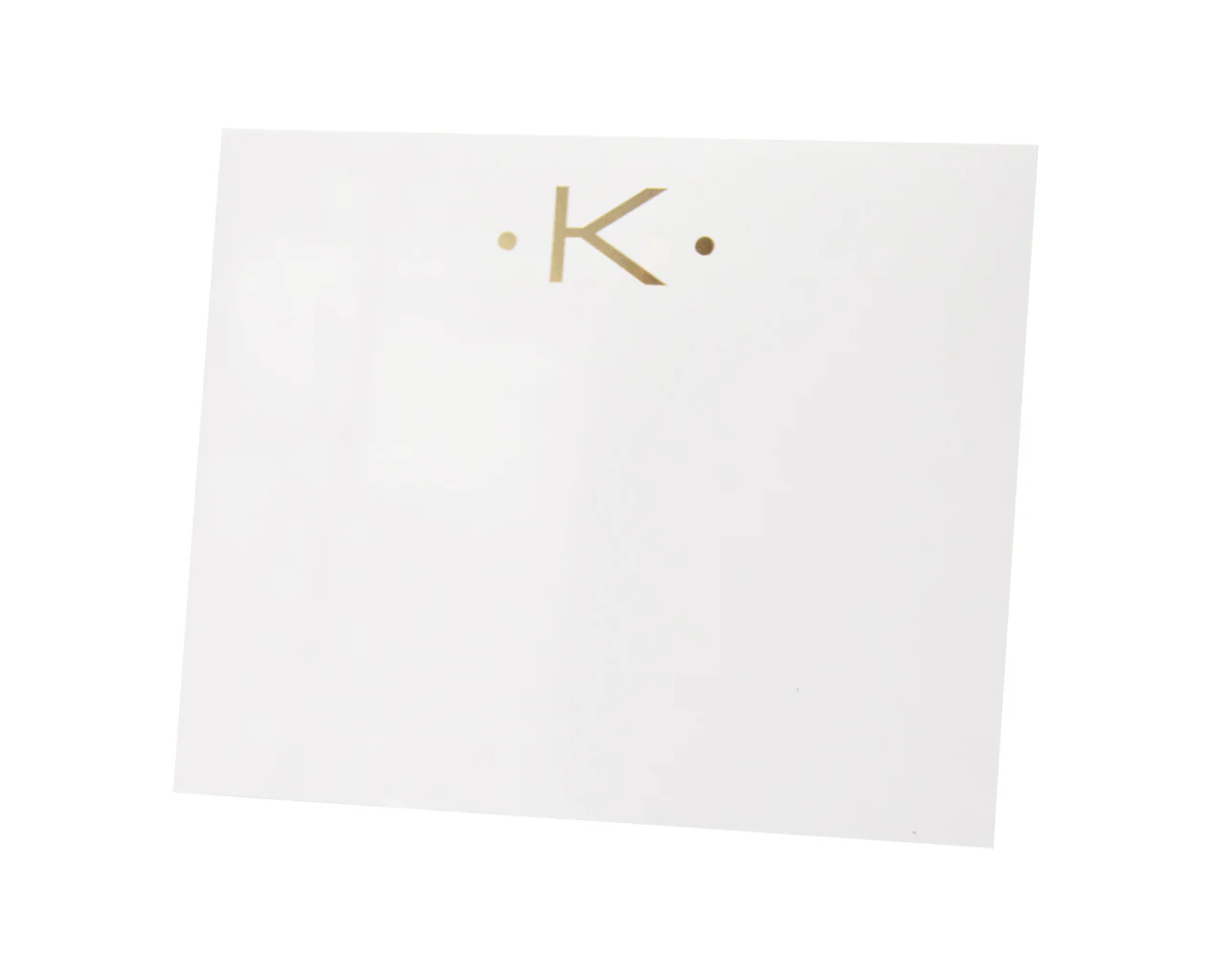 Gold Initial Large Notepad - Image 9