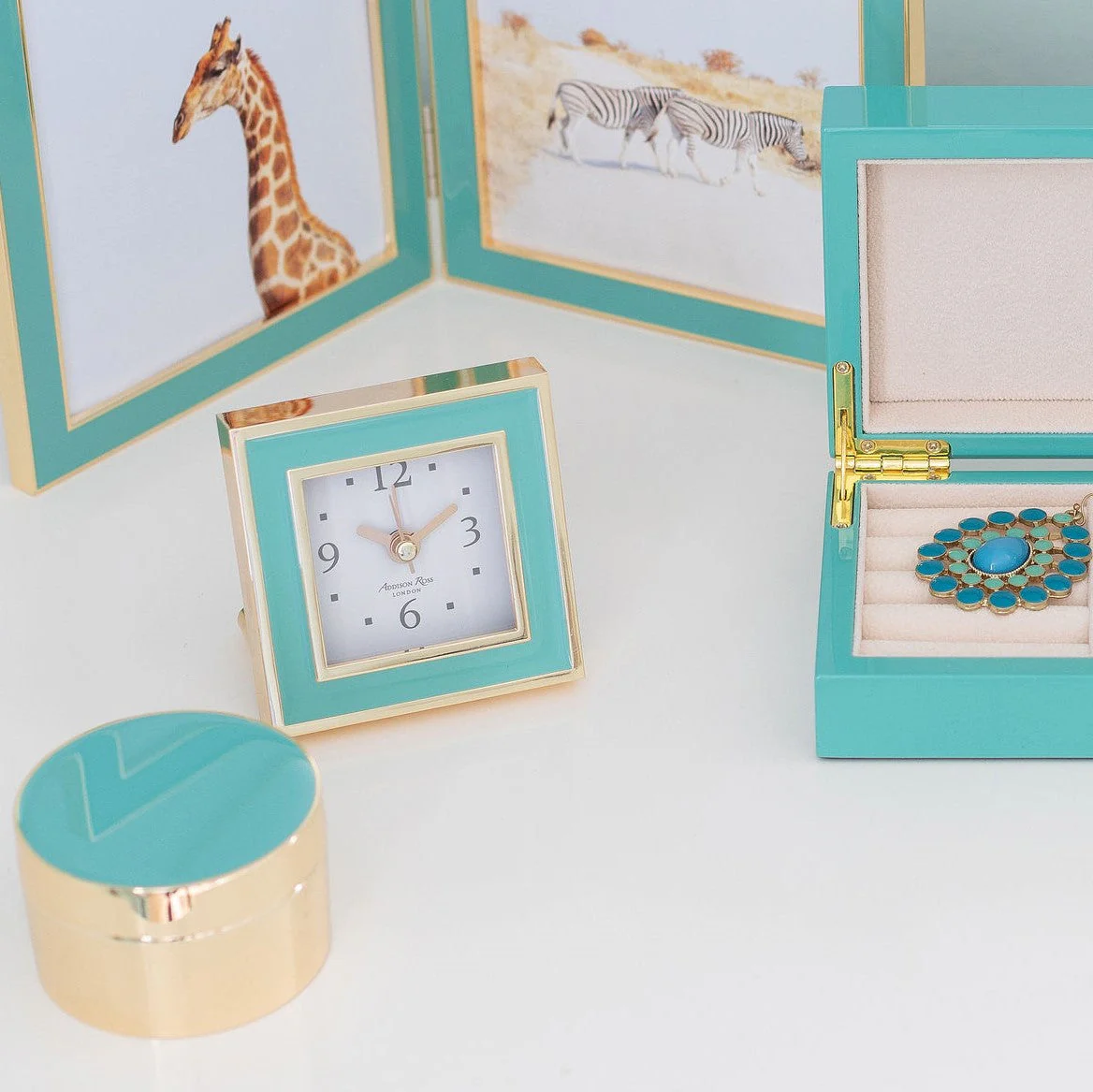 Gold Square Alarm Clock Collection - Image 5