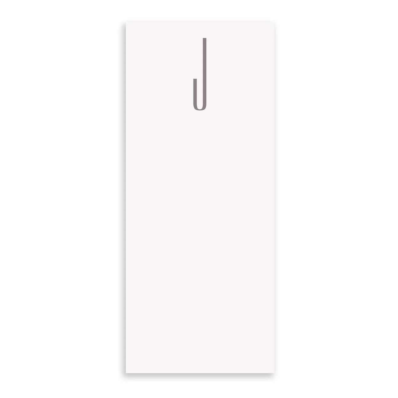 Gray Initial Skinny Notepad - Image 10