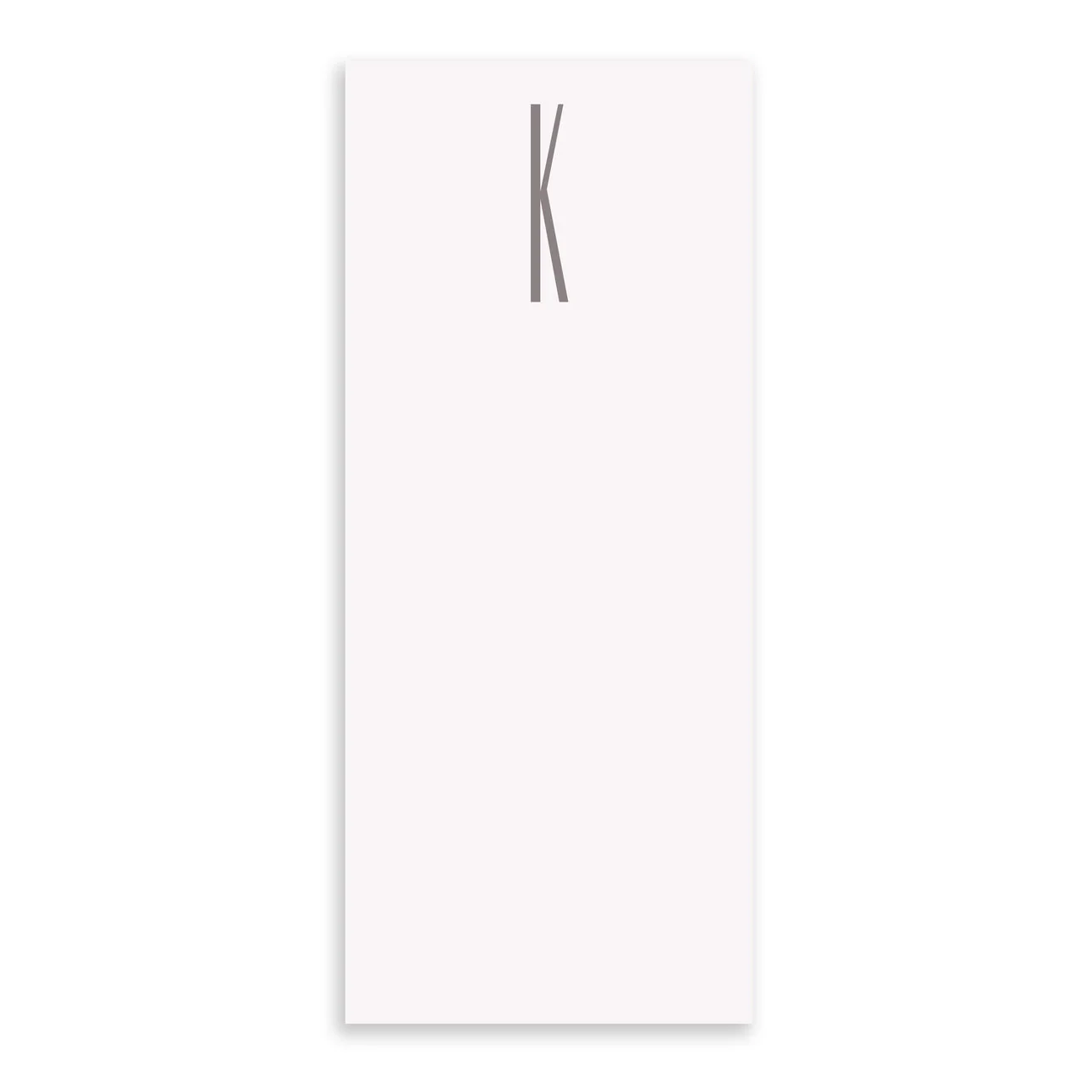 Gray Initial Skinny Notepad - Image 11