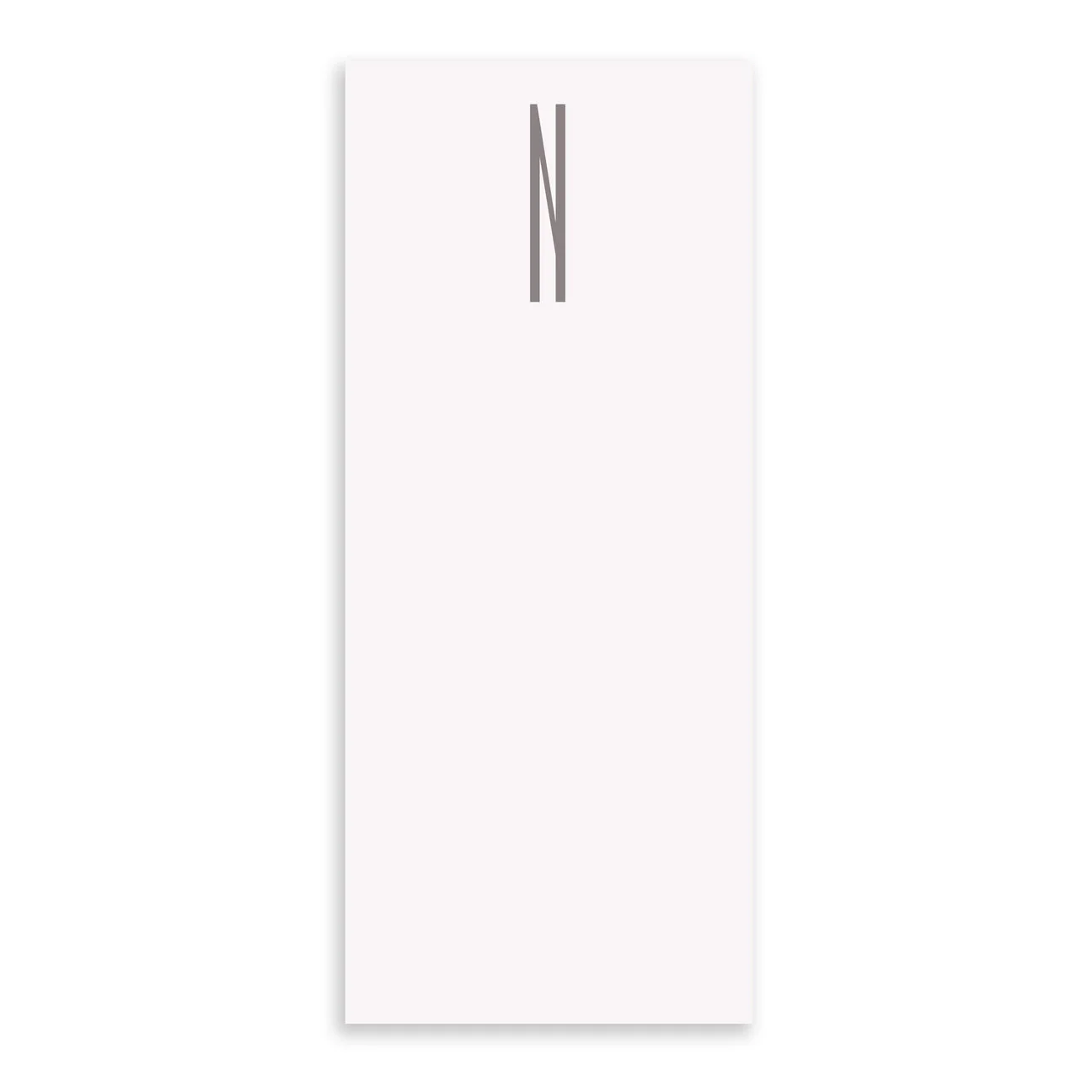 Gray Initial Skinny Notepad - Image 14