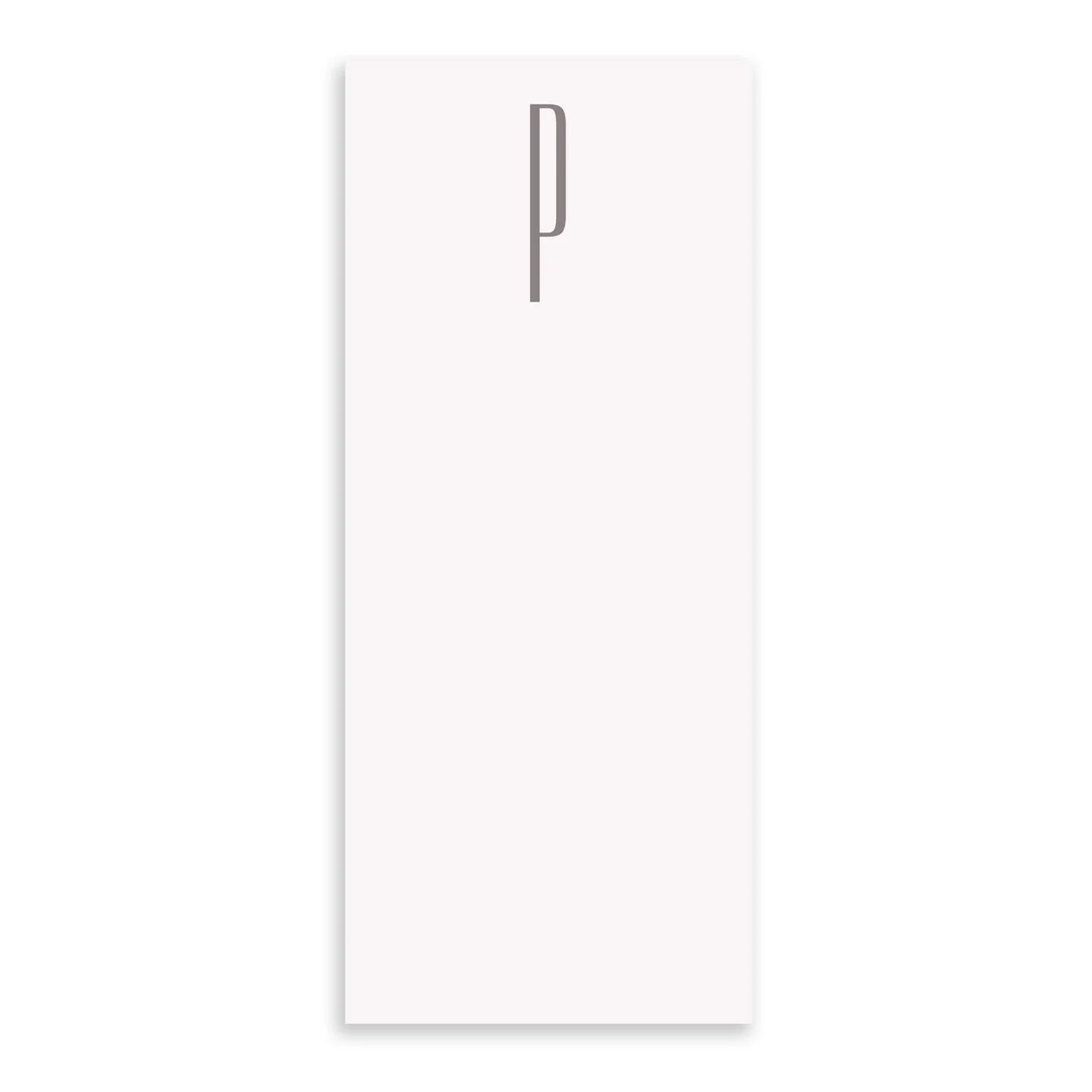 Gray Initial Skinny Notepad - Image 15