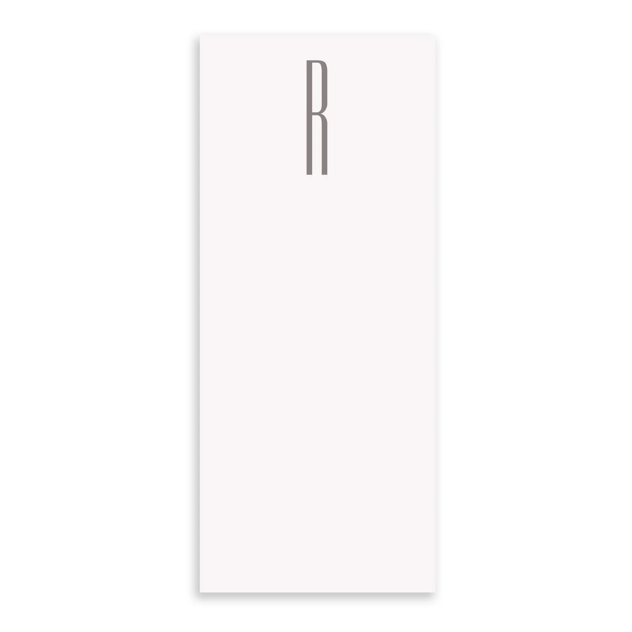 Gray Initial Skinny Notepad - Image 16