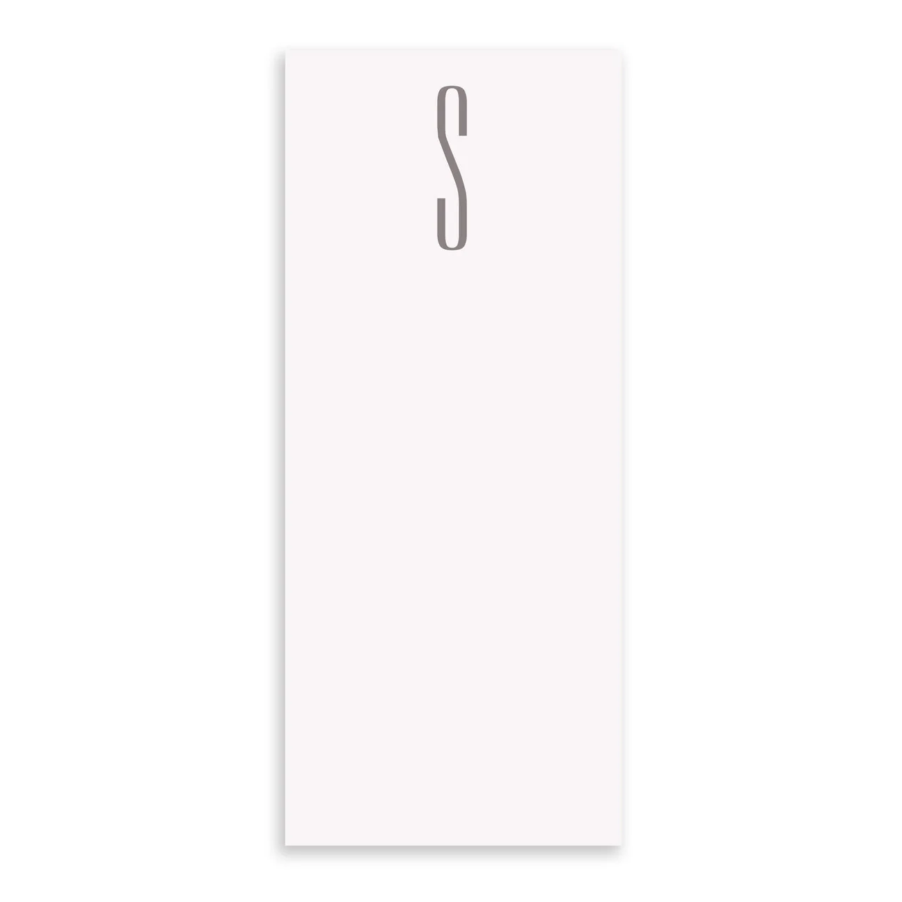 Gray Initial Skinny Notepad - Image 17