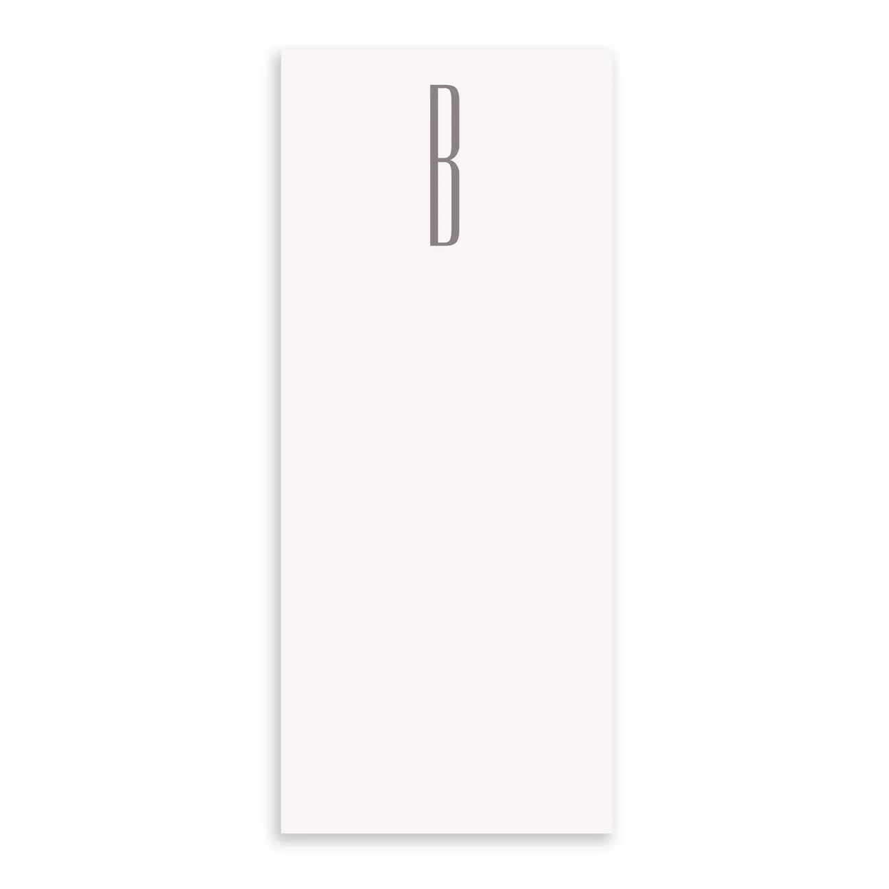 Gray Initial Skinny Notepad - Image 3