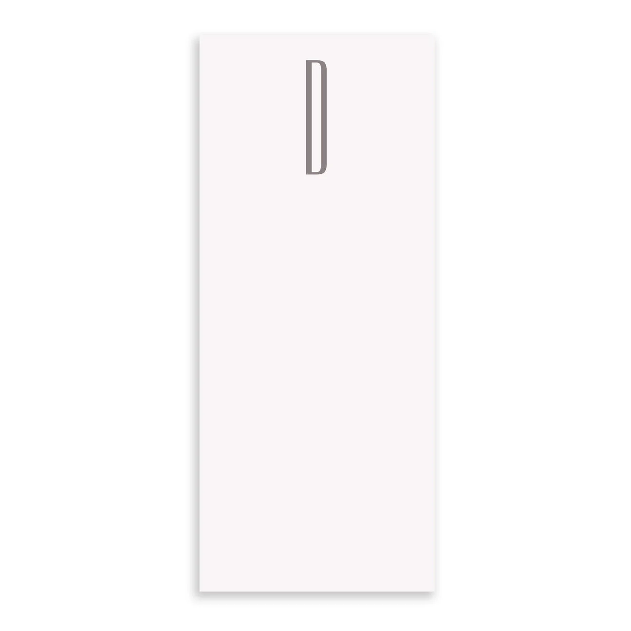 Gray Initial Skinny Notepad - Image 5