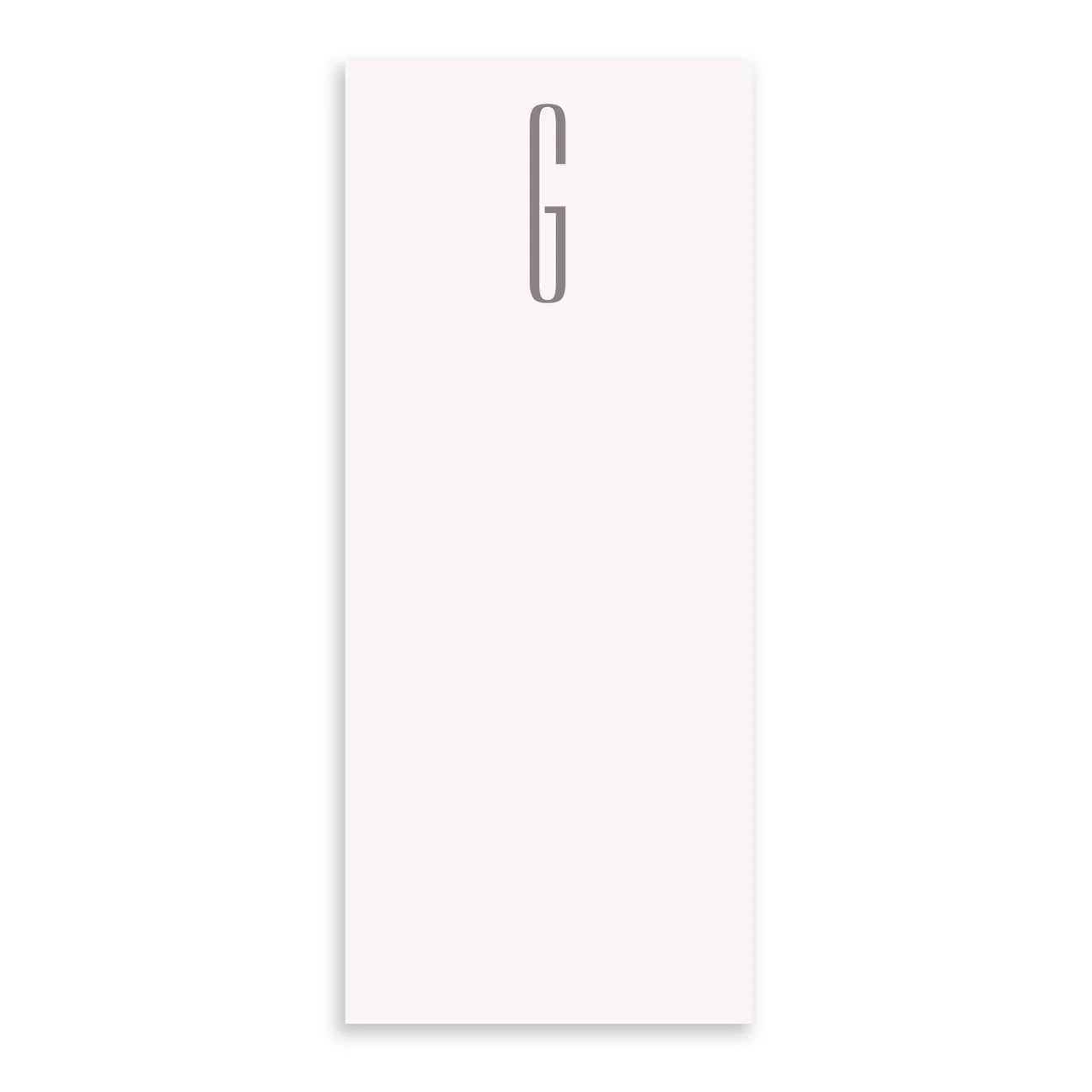 Gray Initial Skinny Notepad - Image 8
