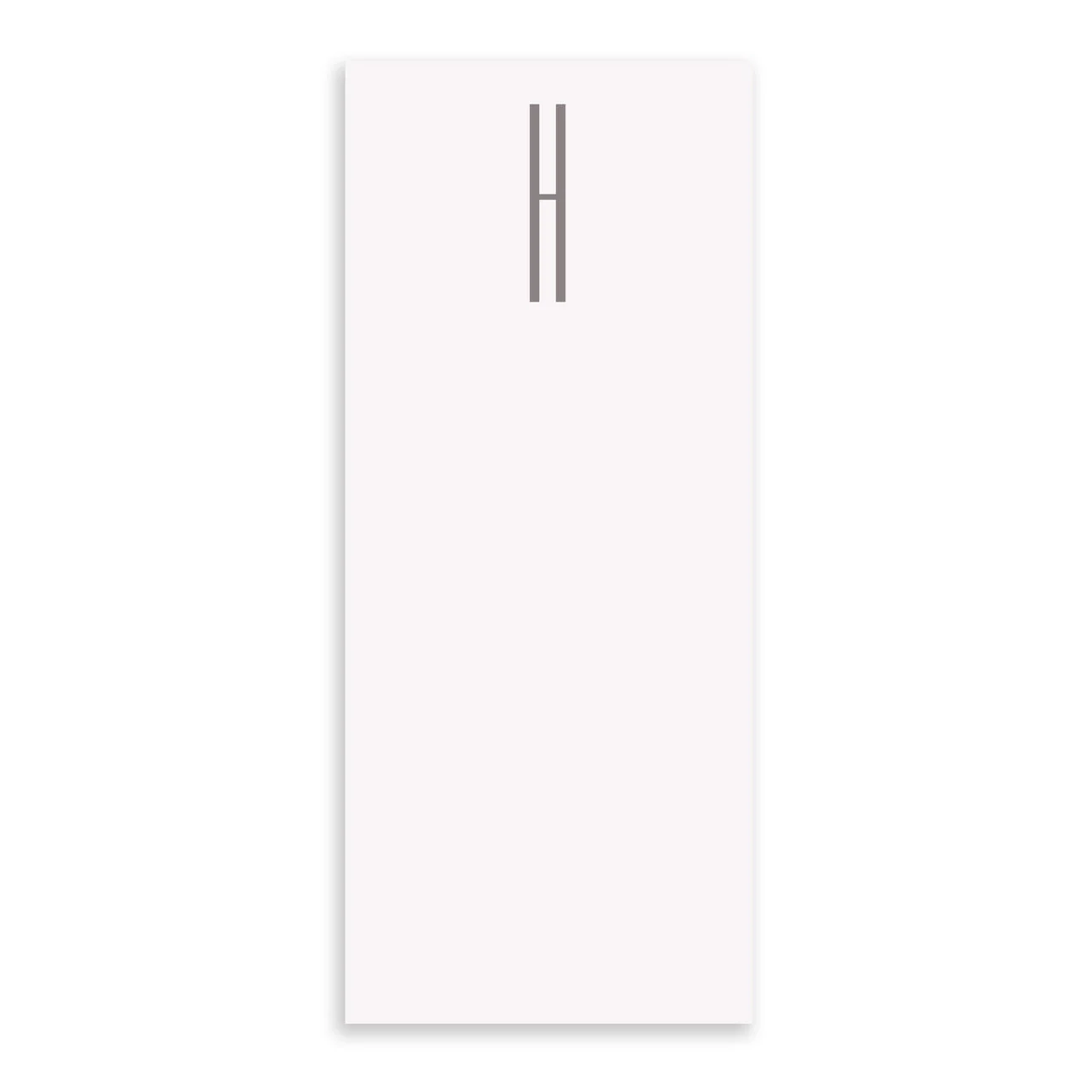 Gray Initial Skinny Notepad - Image 9