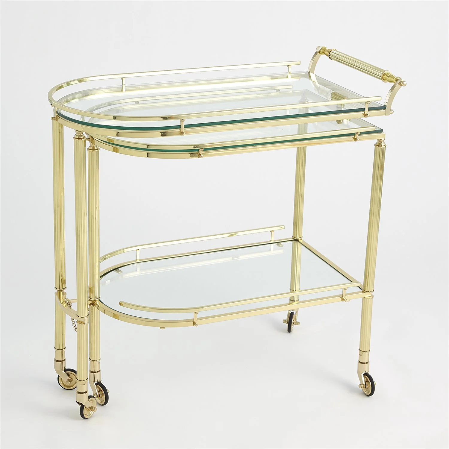 Gallery Folding Bar Cart - Image 4