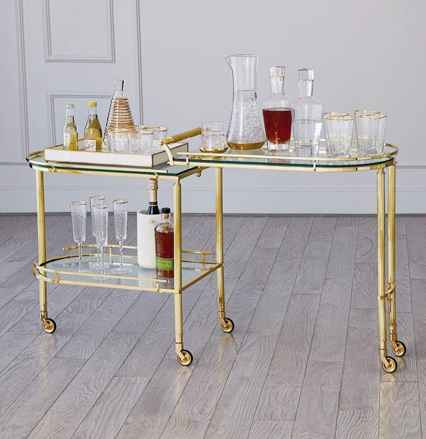 Gallery Folding Bar Cart - Image 5