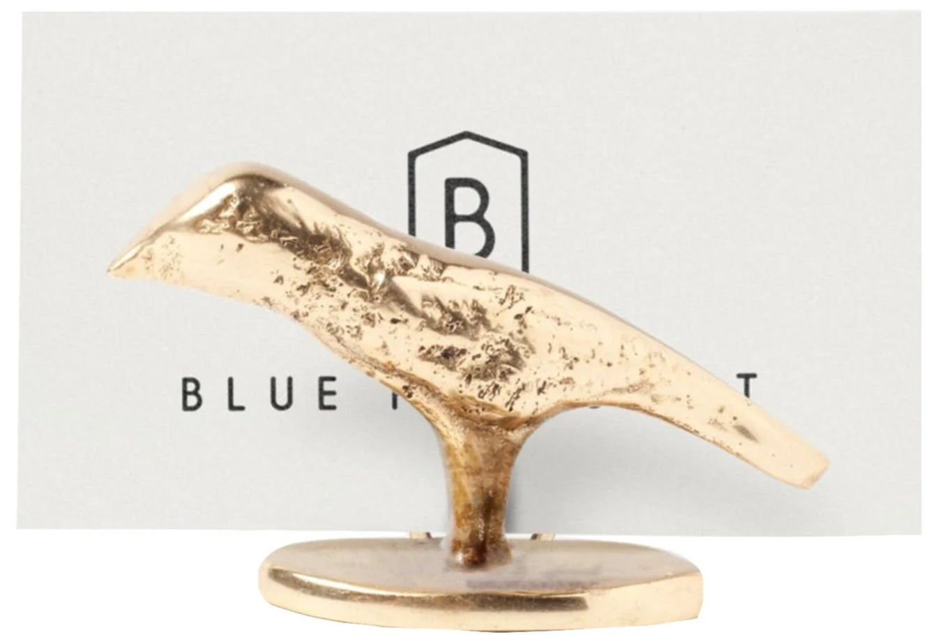 Hailey Gold Place Card Holder Set