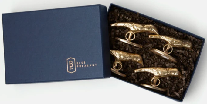 Hailey Gold Place Card Holder Set - Image 2