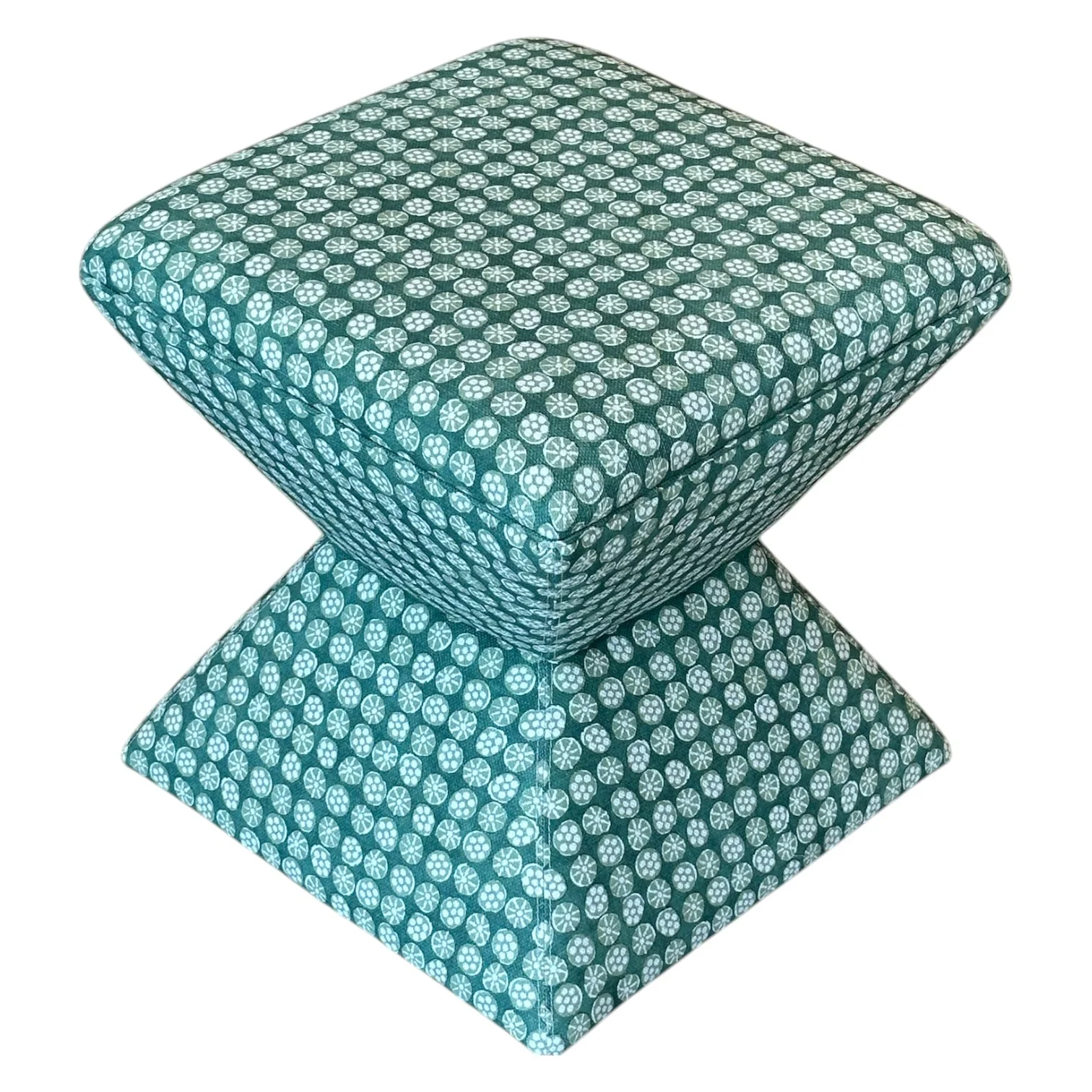 Hamilton Outdoor Ottoman in Boheme Green - Image 2