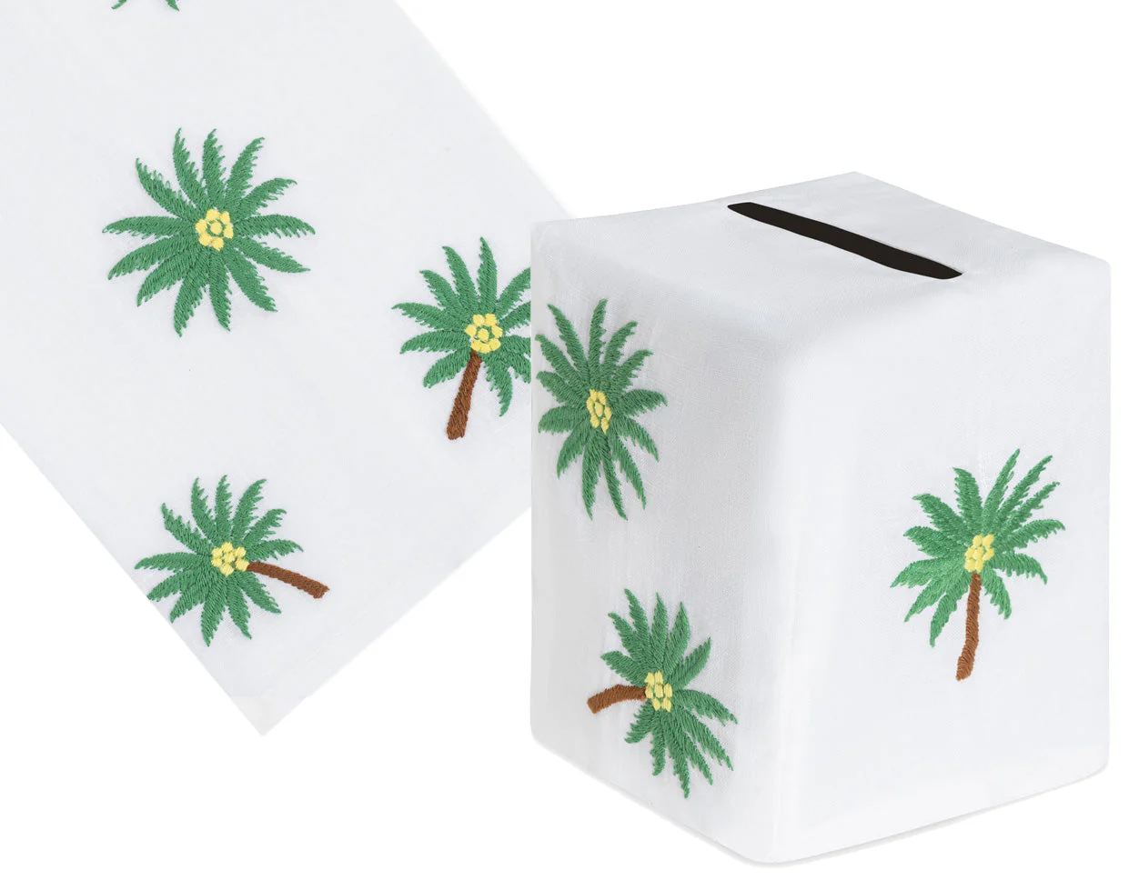 Coconut Tree Bath Collection, Green