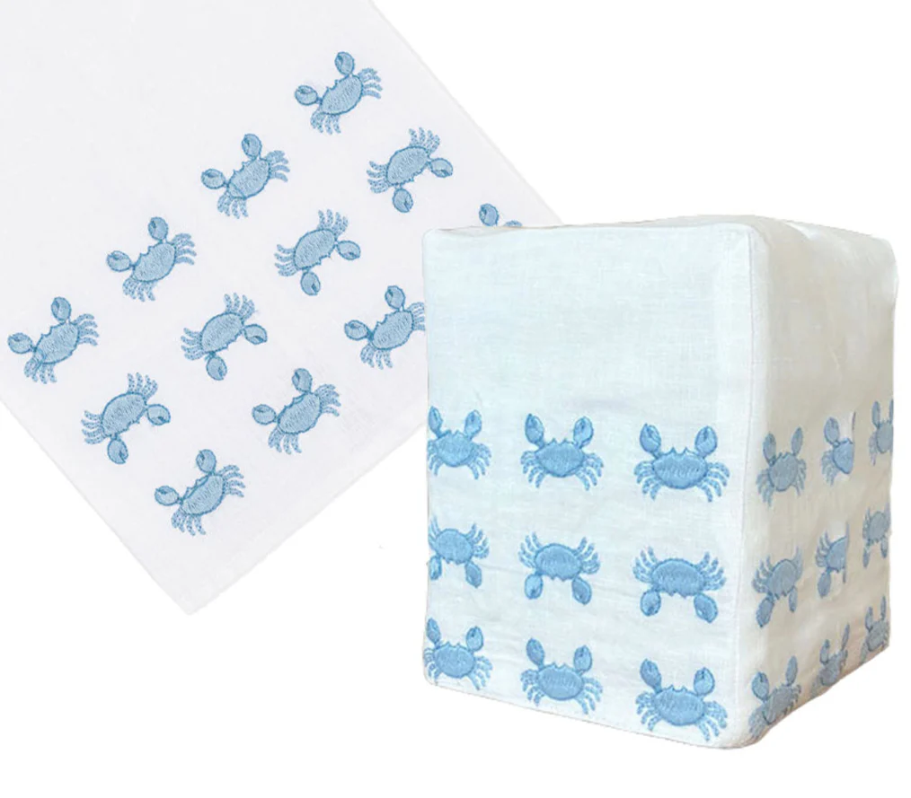 Mini Crab Bath Collection, Blue