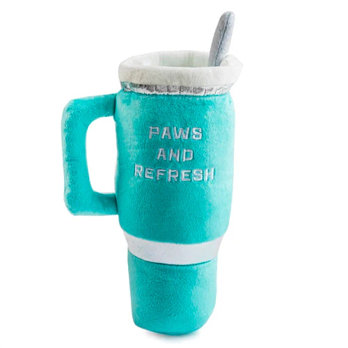 Snuggly Cup Dog Toy, Teal - Image 2