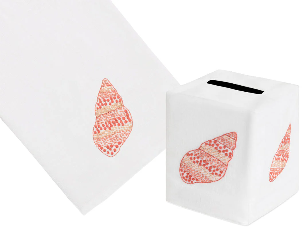 Speckled Conch Bath Collection, Coral