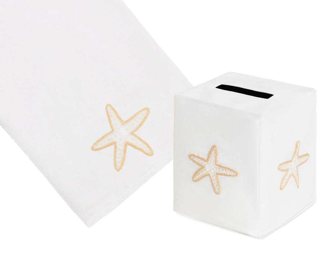 Playful Starfish Bath Collection, Cream
