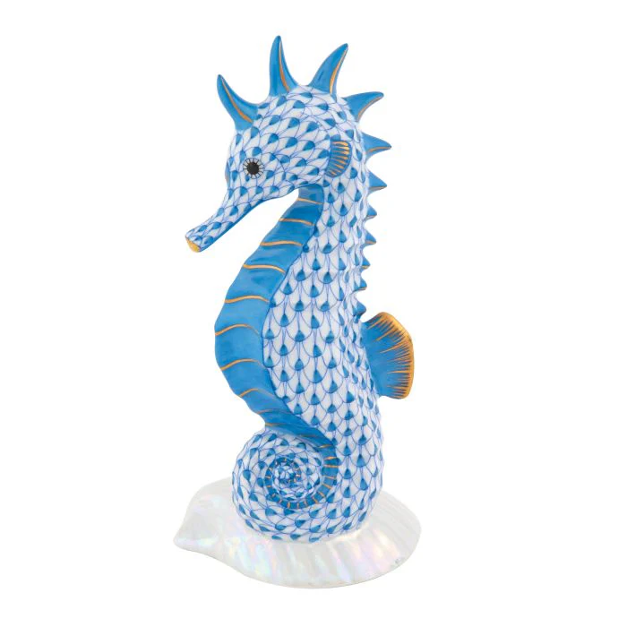 Seahorse on Scallop Shell