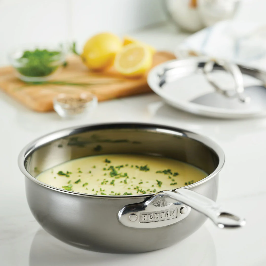 NanoBond Titanium Stainless Steel Saucier Pan, 2qt - Image 2