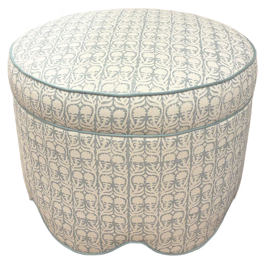 Suzie Scalloped Ottoman - Image 2