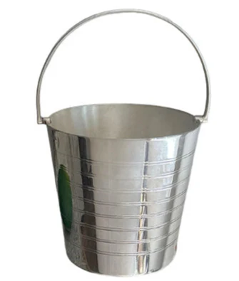 Vintage Ice Pail with Hinged Handle