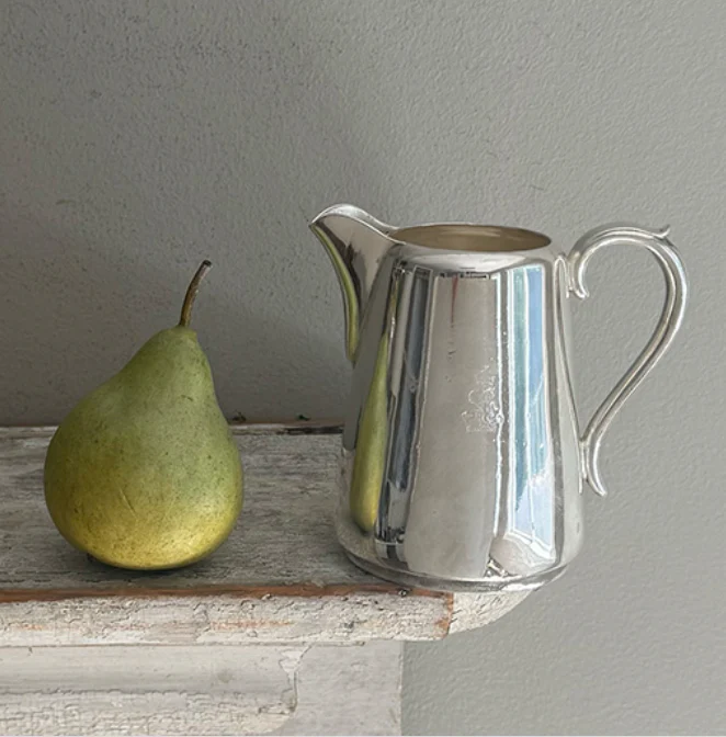 Vintage Pitcher with Cunard Lines Badge - Image 2