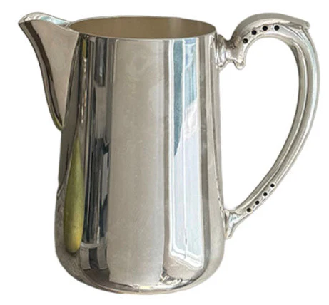 Vintage Pitcher with Perforated Handles