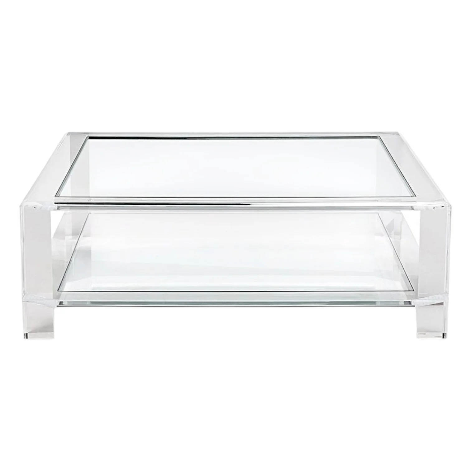 Surrey Square Acrylic Cocktail Table - Image 2
