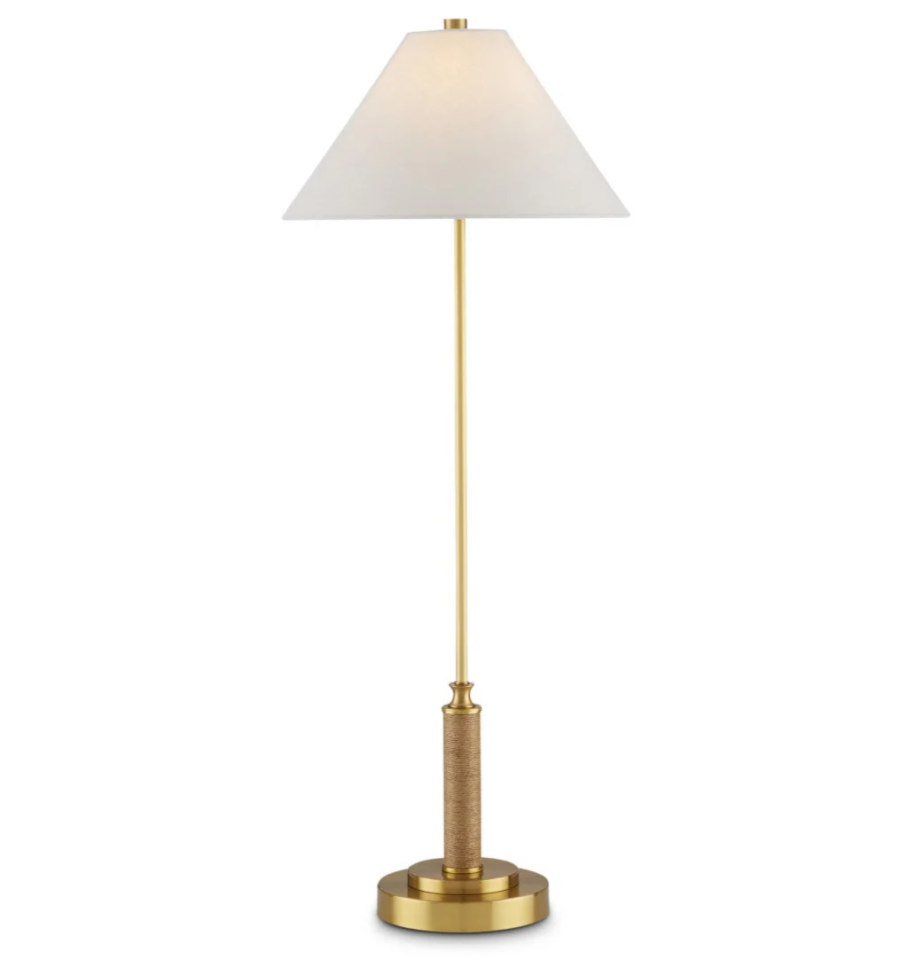 Ippolito Brass Console Lamp - Image 3