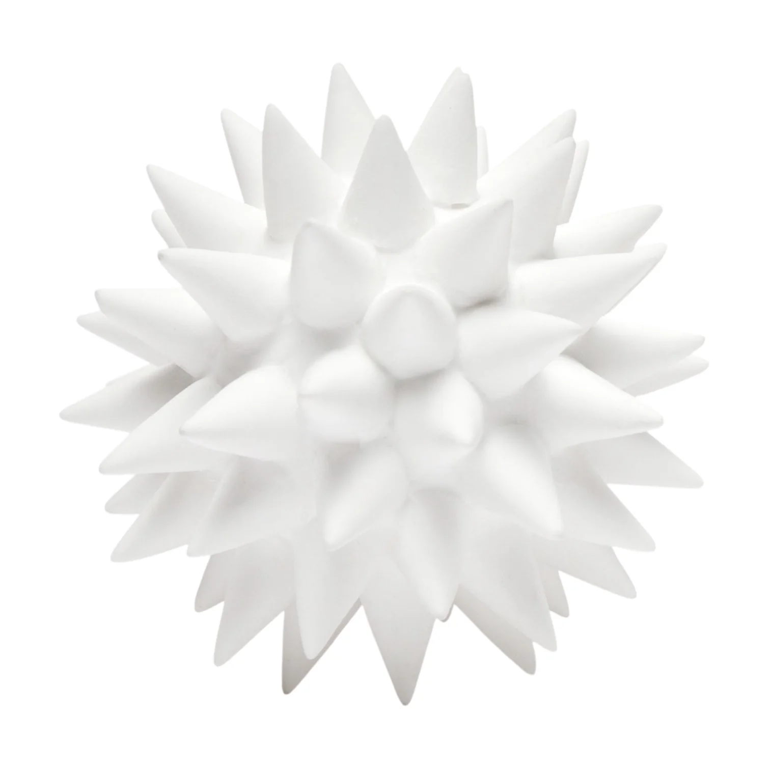 Irma White Porcelain Puffer Ball, Small