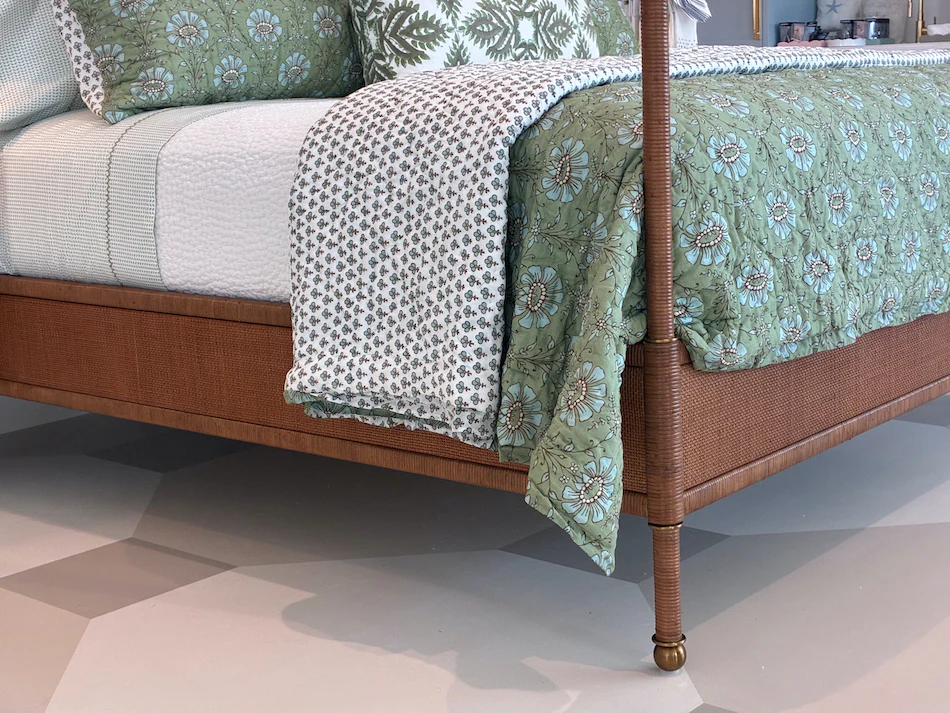 Rita Cane Wrap Four Poster Bed - Image 3