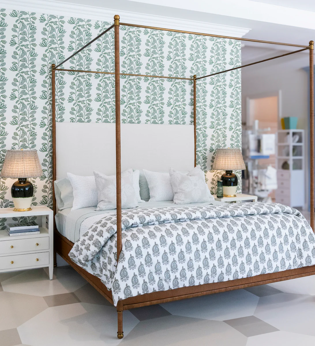 Rita Cane Wrap Four Poster Bed - Image 4