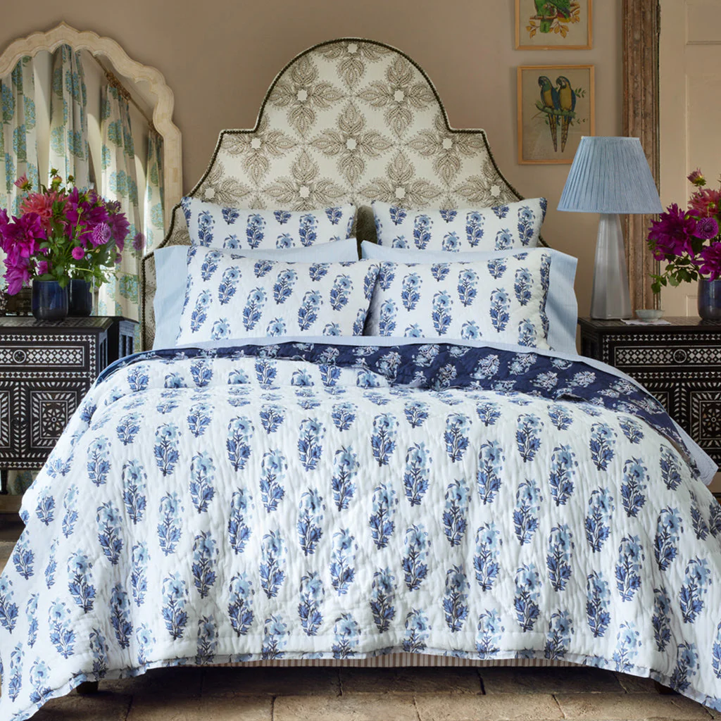 Kanak Indigo Bedding Collection - Image 4