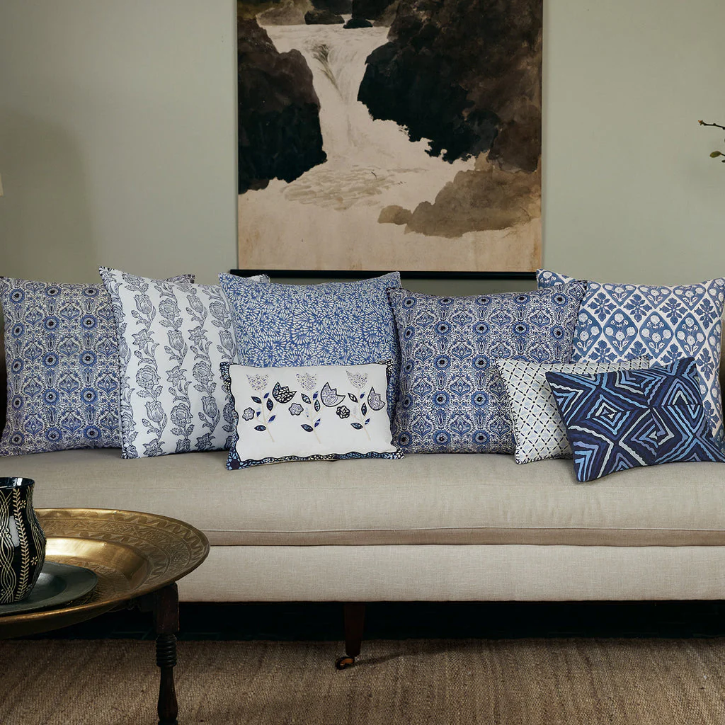 Sehra Azure Pillow - Final Sale - Image 2