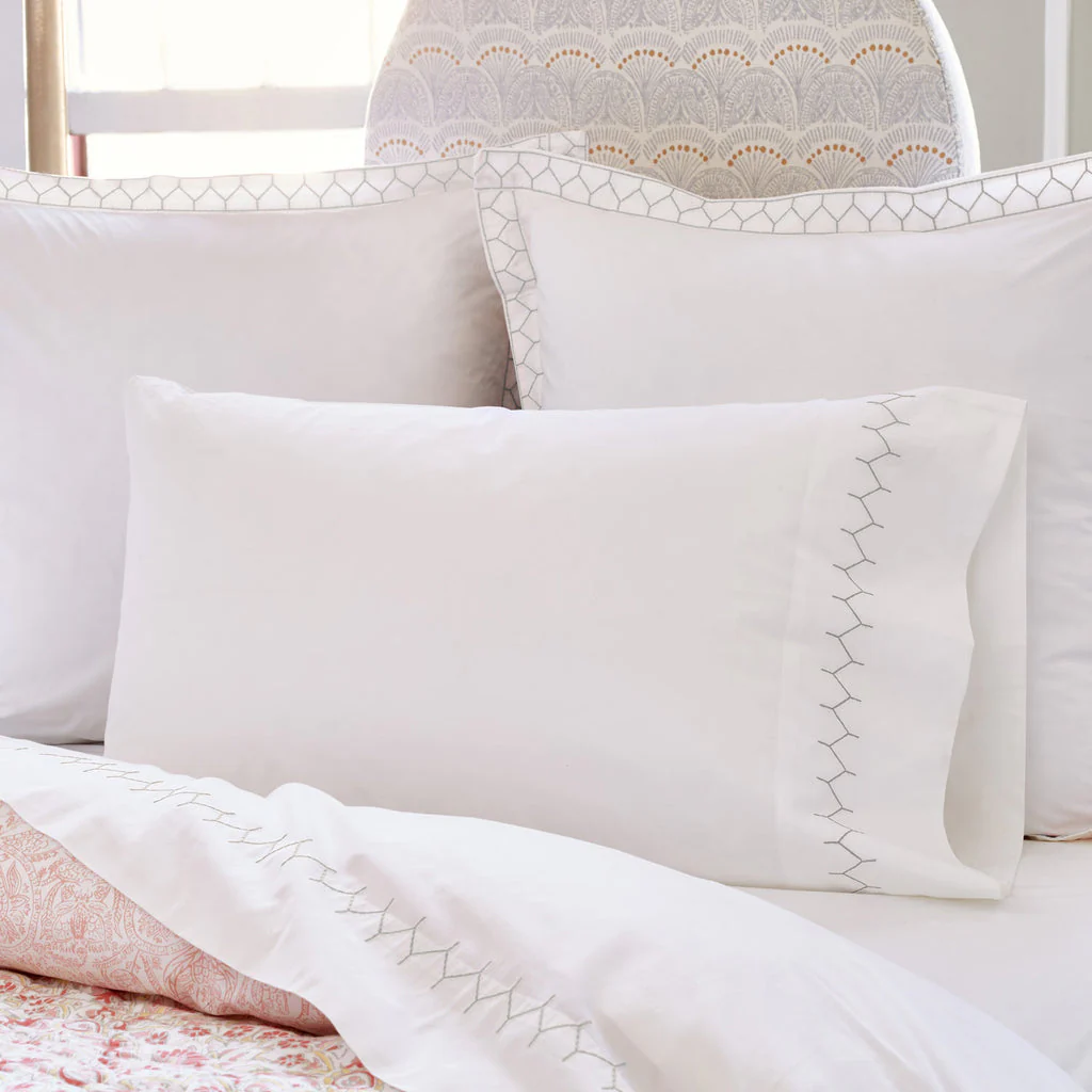Stitched Gray Sheet Set - Image 4