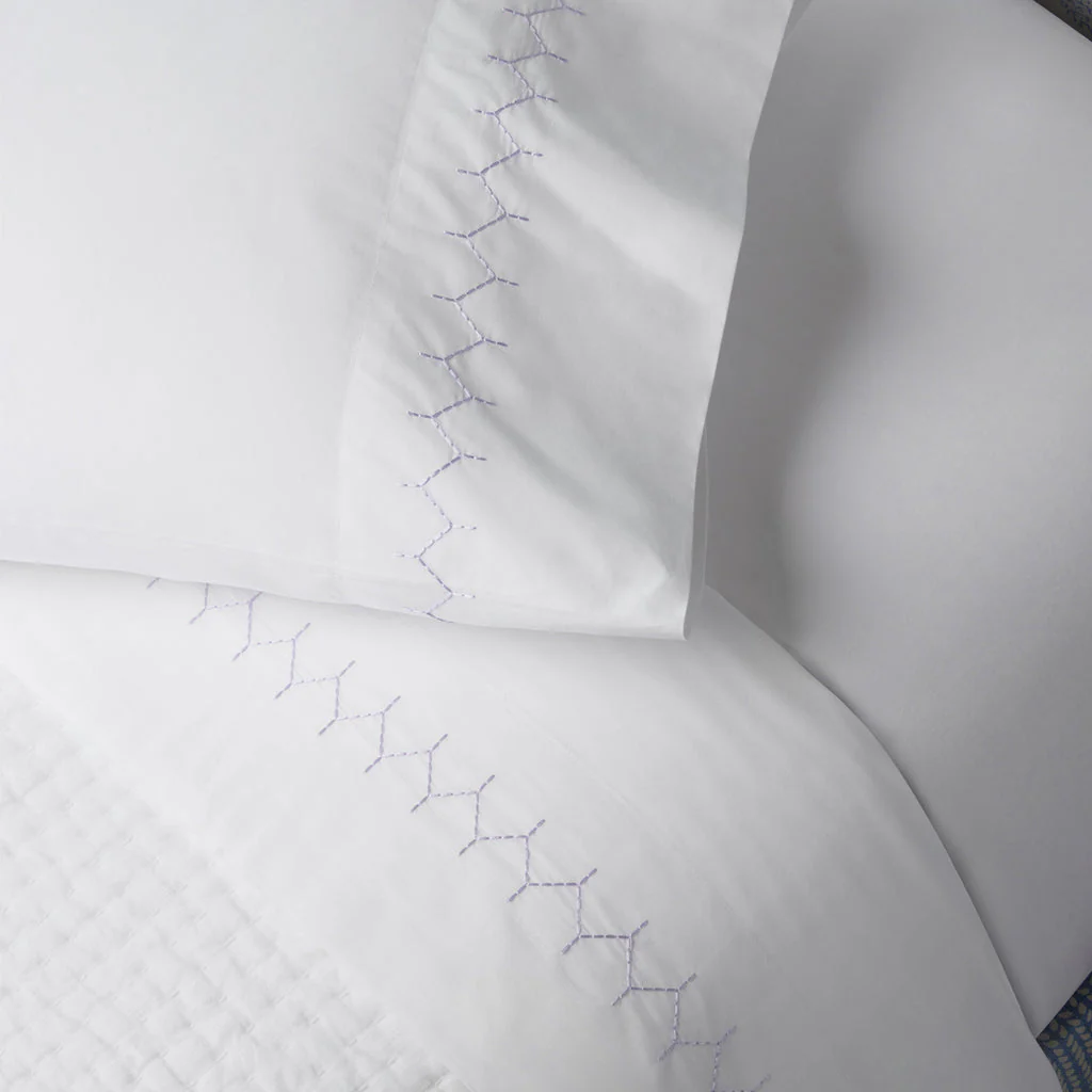 Stitched Lavender Sheet Set - Image 4