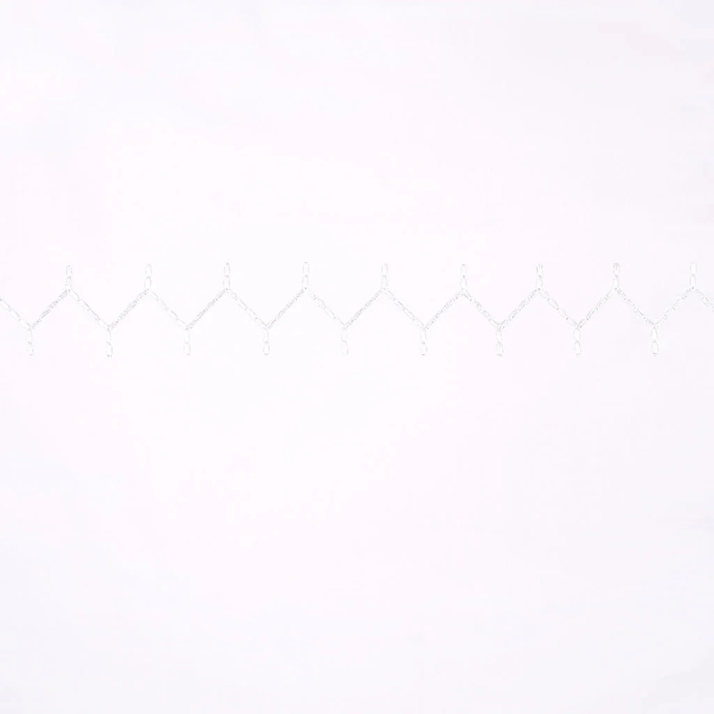 Stitched White Sheet Set - Image 3