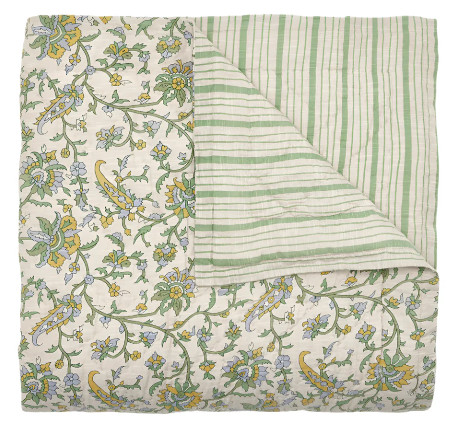 Tiya Periwinkle King Quilt - Final Sale