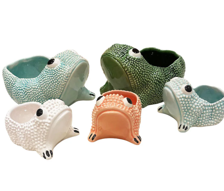 Ceramic Frog Collection