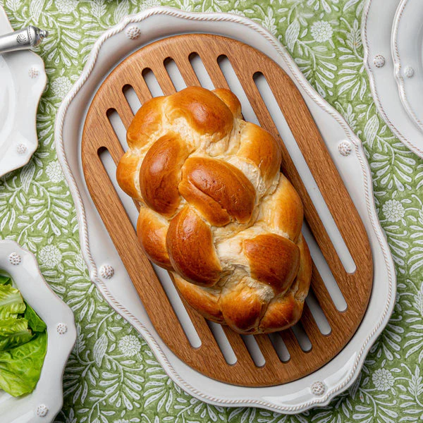 Berry & Thread Classic Whitewash Challah Board - Image 3