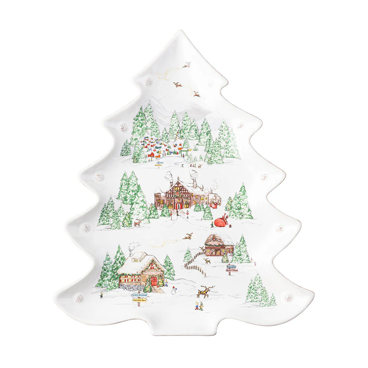 Berry & Thread North Pole Tree Platter Collection
